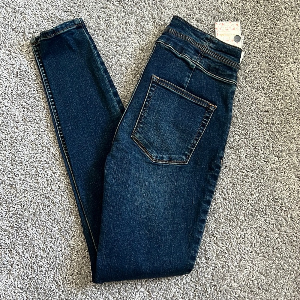Free People High Waisted Skinny Jeans